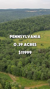 0.39 acres for sale in Pennsylvania for $11,999. #foryou #instadaily #fyp #realestate #land #forsale #sale #property #reels #realtor #properties #landforsale #realtors #Pennsylvania #realestateinvesting #propertyforsale | Land Century