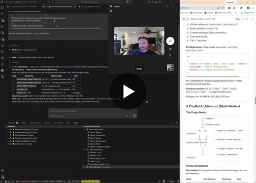 Everyone s talking about multi-agent coding. We re shipping it. This is Mault. Multi-agent coordination for everyone, not just research labs. Yesterday we walked through how Mault workers and review… | James J Carso