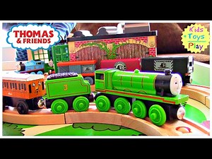 Thomas and Friends Henry Gets the Express Wooden Railway Playtime | Playing with Trains