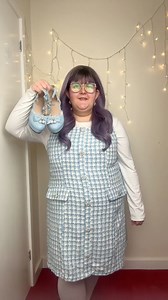 plus size vintage outfit idea 🩵 #plussize #plussizeclothing #plussizemodel #outfitoftheday #outfitinspiration #outfitinspo #vintagestyle #bodypositivity | Abi Drinkell