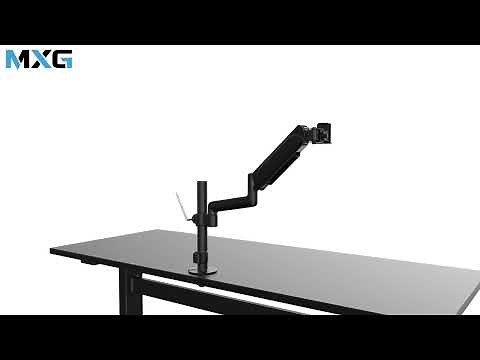 MXG PMA-12 Single Monitor Pole-Mounted Spring-Assisted Monitor Arm - Installation guide