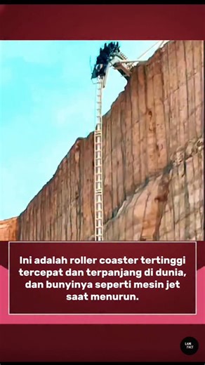 LANIFACT on Instagram: "Falcon’s Flight di Six Flags Qiddiya City direkayasa untuk mendorong desain roller coaster ke kategori baru sepenuhnya, Dengan tinggi 639 kaki, kecepatan hingga 155 mph, dan panjang lintasan lebih dari 13.900 kaki, wahana ini secara bersamaan memegang semua rekor dunia utama. Alih-alih mengandalkan satu tanjakan utama, wahana ini menggunakan beberapa sistem peluncuran berdaya sangat tinggi, itulah sebabnya saat meluncur turun terdengar suara dalam dan berkelanjutan yang m