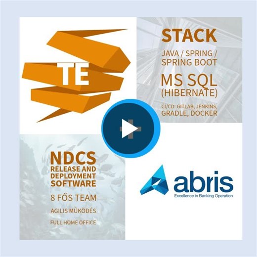 Java backend fejlesztőt keresünk release and deployment management termékünkhöz 🔍 Tech stack: 👉 Java / Spring / Spring Boot 👉 MS SQL (Hibernate) 👉 CI/CD: GitLab, Jenkins, Gradle… | ABRIS