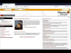 How to Log in to Blackboard