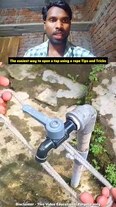 306K views · 1.5K reactions | The easiest way to open a tap using a rope Tips and Tricks ♥ . . . #reelsvideoシ #fbreelsfypシ゚viral #reelsfbシ #viralreels #fbreels #fypシ #explorepage #explore | Psl video creator | Facebook