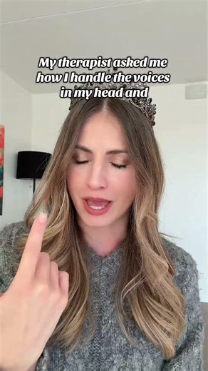 How I handle the voices in my head? I quote them 😇😂 #bookhumor #booktok #booktube #bookish