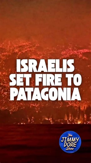 The Jimmy Dore Show on Instagram: "Israeli tourists have been caught starting huge fires in the Argentinian Patagonia. What do you make of this? Let us know in the comments. #patagoniargentina"