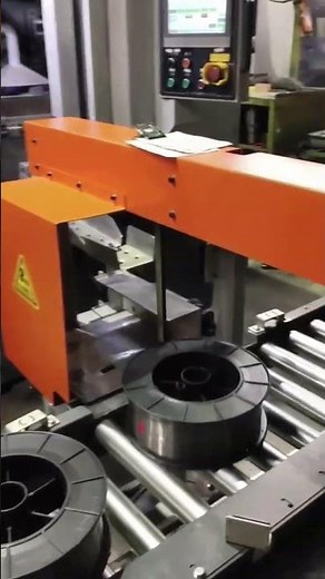 Automatic wire respooling packaging line