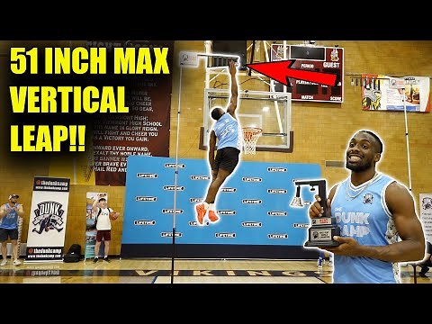 WORLD RECORD 51" Inch Max Vertical Jump Darius Clark