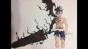 Asta Demon Form Drawing