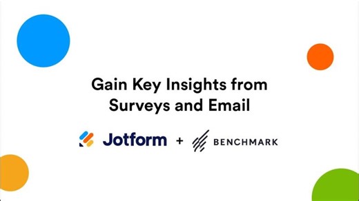 Jotform + Benchmark Present: Gain Key Insights from Surveys Email | Hussar Systems LLC | Jotform