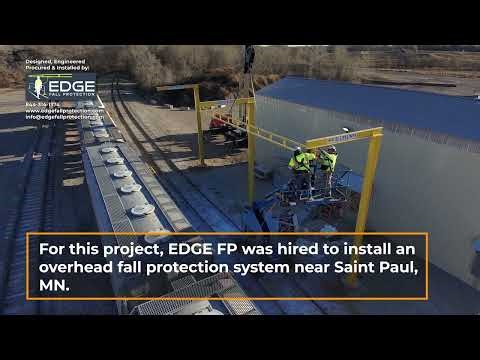 Overhead Fall Protection For Railcars Installation (Tether Track Monorail)