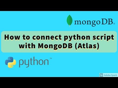 Connect with MongoDB (Atlas) using python and insert and delete data using a python script
