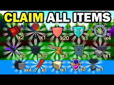 CLAIMING ALL ITEMS!! (free blocks) | Build a boat for Treasure ROBLOX