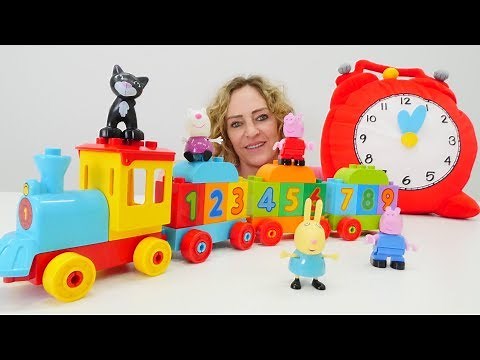 Lehrreiches Video. Zahlen lernen auf Deutsch. Kneten aus PlayDoh