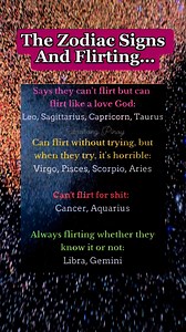 539K views · 2.1K reactions | Zodiac Signs and flirting…. #zodiac #zodiacsigns #foryou #birthday #astrology | Sabrosong Pinoy | Facebook