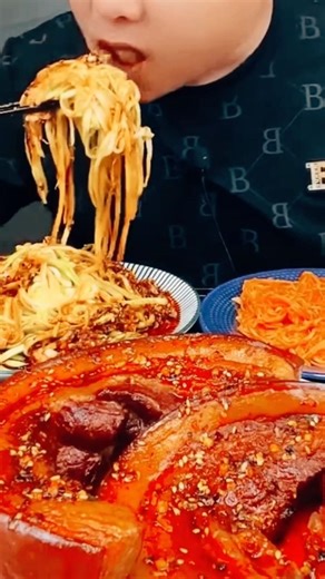 Ultimate Luxury Seafood Noodle Mukbang 😋 ASMR Sounds.#mukbang #asmr #food #india #instagram #fyp #yt
