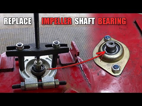 Removing a Seized Impeller Shaft Bearing on a Snowblower