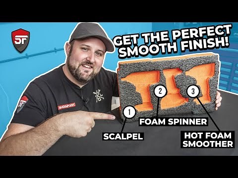 How to Get a Smooth Bottom on your Foam Insert!