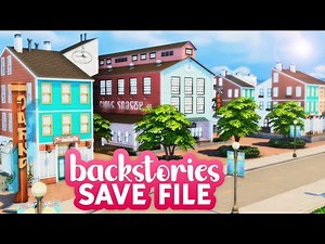 NEW save file in the sims 4 with tons of IN DEPTH BACKSTORIES!