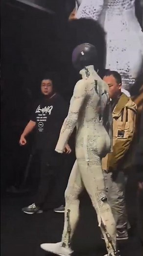 Lady in a Suit or Real Robot