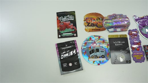 Snack packaging that’s cut to be noticed. #snackpackaging #diecutbags #customshapepackaging #retailshelfdifferentiation #snackbranddesign #flexiblepackaging #limiteddropsnacks #cpggrowth | HKZYPack