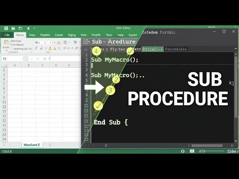 Creating a Sub Procedure in VBA | Excel VBA for Beginners | Learn VBA Step by Step