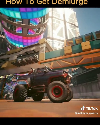 Get the Demiurge MONSTER TRUCK in Cyberpunk 2077