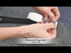 Installing Paramotor Propeller Tape