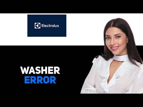 Electrolux Washer Error Code E38 2025