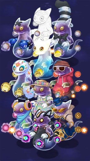 Ghazt - All Costumes (My Singing Monsters)