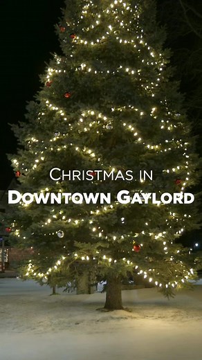 21K views · 360 reactions | Christmas in #GaylordMichigan's downtown Alpine Village!  #PureMichigan #ChristmasDowntown #HolidayCheer See more through the link in our bio. | Gaylord Michigan Tourism Bureau | Facebook