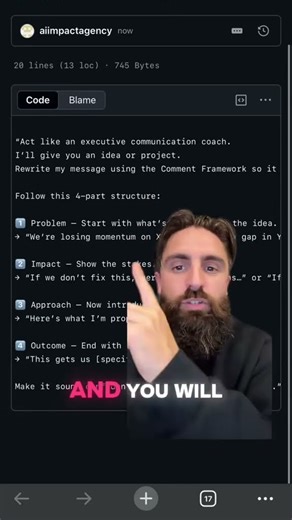 The 4-Step Comment Framework That Gets Instant Buy-In #chatgpt #chatgpttips