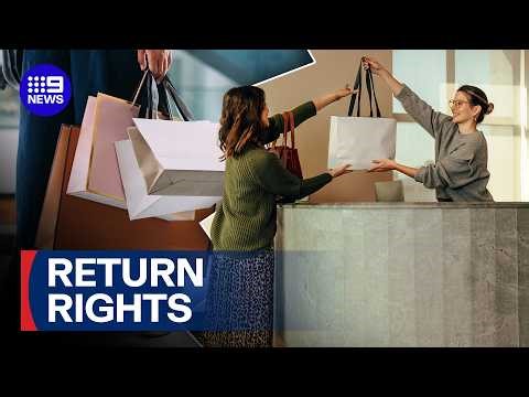 Major retailers crack down on returns policies | 9 News Australia