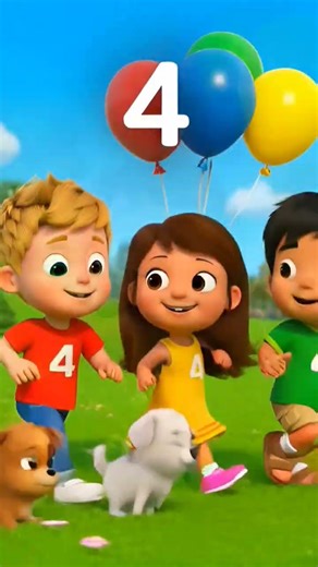 Learn Numbers 4 | Fun Counting Song for Kids | Cocomelon Style Animation