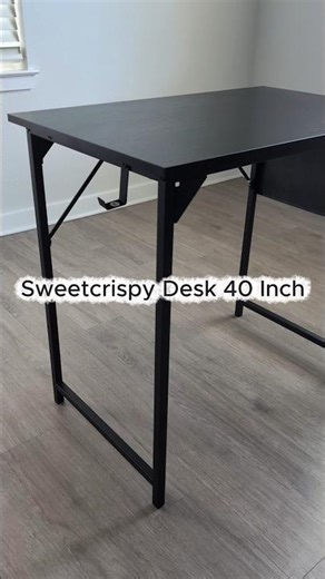 The Perfect Budget Small Desk. Sweetcrispy 40" Computer Desk