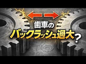 【ゼロにすると壊れます】バックラッシュとは？歯車の隙間の本当の役割
