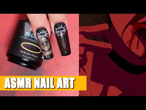 Reze Bomb Devil Color Changing Nail 💣💥💅 – From Chainsaw Man Reze Arc Movie | No Commentary ASMR
