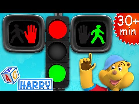 Red Stop, Green Go | +More Nursery Rhymes & Kids Songs - ABC Harry