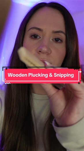 ASMR/ Plucking & Snipping #asmr #asmrsounds #asmrvideo | full videos in my bio ☁️🤍 @Safe Space ASMR *not sponsored*