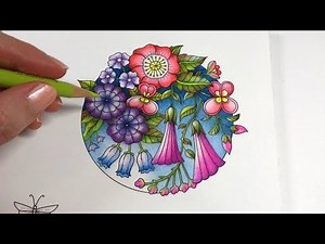 BASIC FLOWERS COLORING | Blossom 2/4 - World of Flowers by Johanna Basford