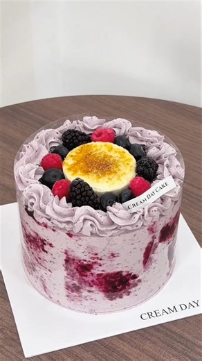 🫐 Blueberry Yogurt Mousse Cake | Light, Creamy & Delicious Dessert Recipe! #shorts