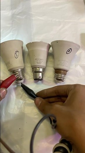 3 Different Watts Of Bulbs Replace With 12W Chips #ledlight