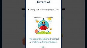 Dream of meaning dream of sentences Common English Idioms shorts