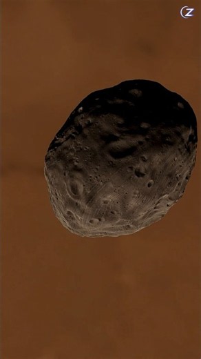 Zoom Into Phobos (Mars Moon)#phobos #mars #cosmiczoom