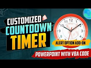 Code Included ✔️✔️ | Customized Countdown Timer with Alert in VBA | PowerPoint Tutorial
