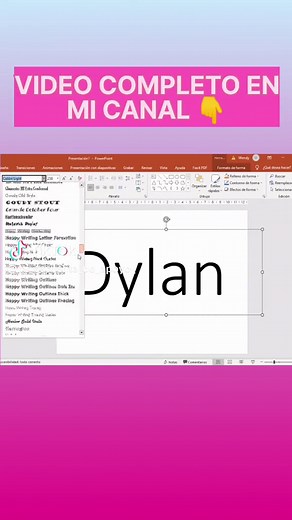 Tutorial: Cómo crear letras punteadas en PowerPoint
