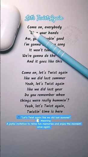 Easy English Karaoke | Let's Twist Again (1) – Sing & Learn English
