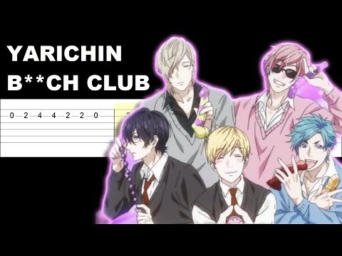 Yarichin - B**ch Club Opening Touch You (Easy Guitar Tabs Tutorial)