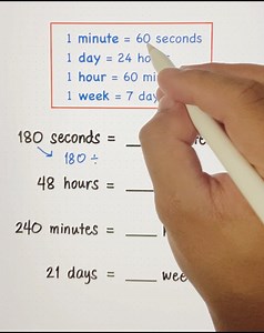 173K views · 6.9K reactions | How to Convert Units of Time 樂 | Prof D | Facebook